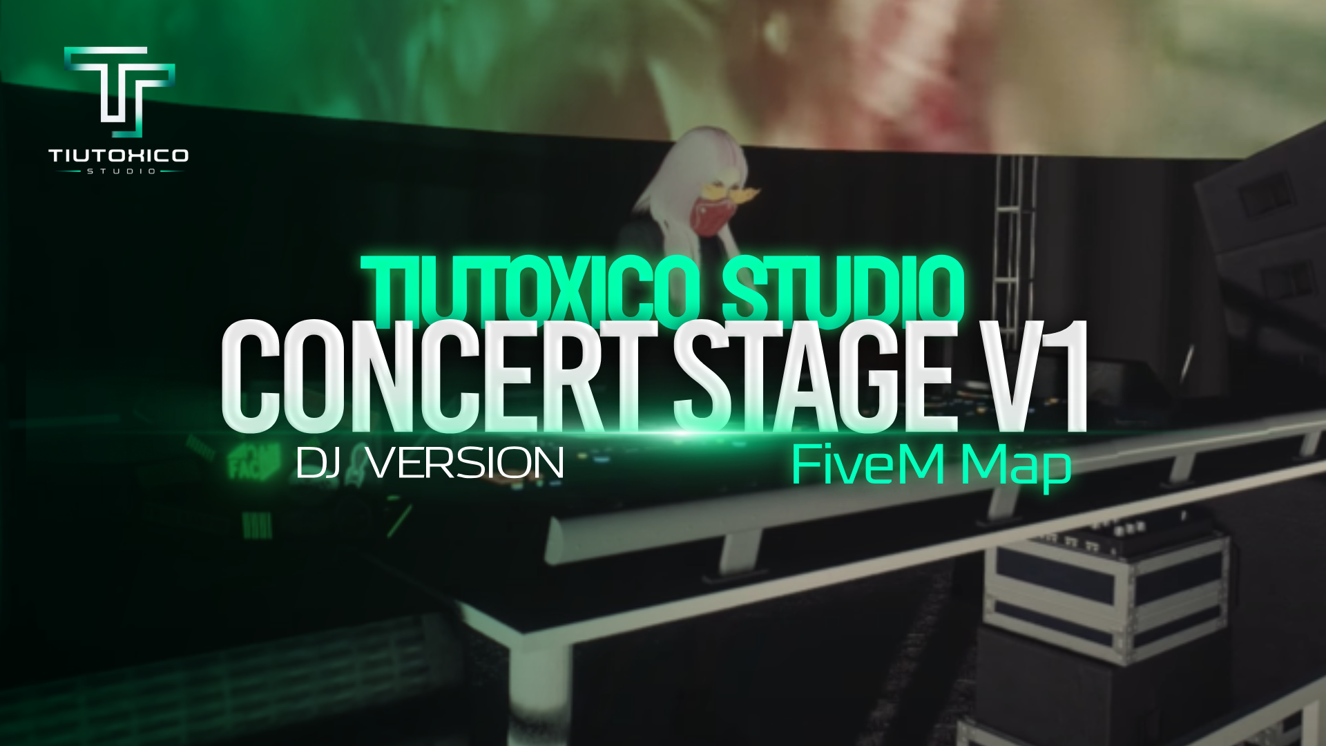 Concert Stage V1 - DJ Version (with firework scripts)