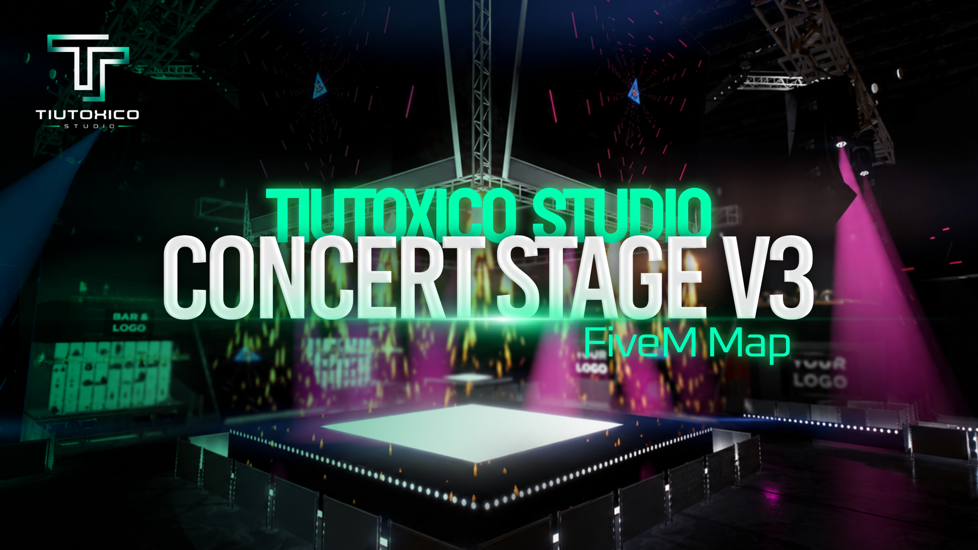 Concert Stage V3 - Maze Bank Arena (with scripts)